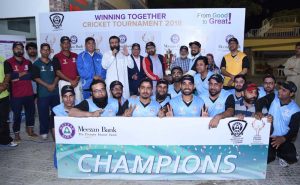 Meezan Bank’s Karachi East Team wins ‘Winning Together’ Cricket Tournament-2018