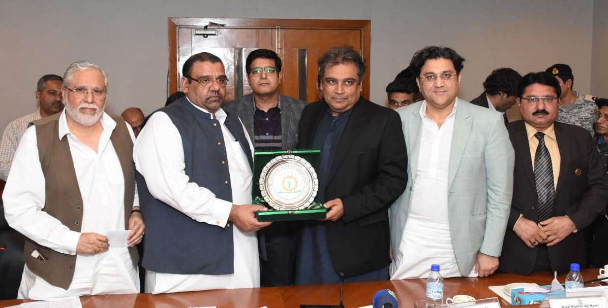 Ali Haider Zaidi, Federal Minister Visits Federation of Pakistan ...