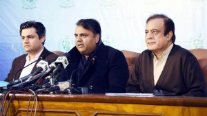 Minister for Information and Broadcasting Chaudhry Fawad
