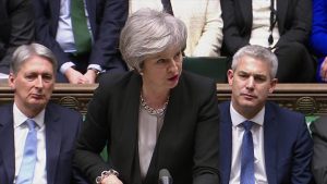 British PM wins parliament's backing to renegotiate Brexit deal