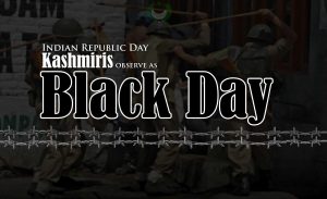 Kashmiris observe Indian Republic Day as Black Day