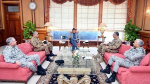 PM Imran khan, Service Chiefs discuss security situation