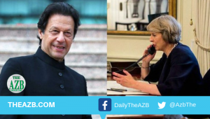 Theresa May and Imran Khan