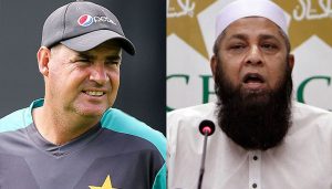 Inzamam and Mickey Arthur