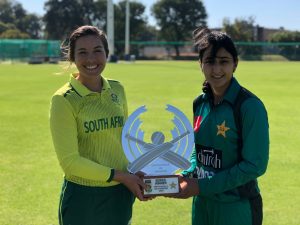Pakistan and South Africa women
