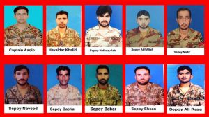 Ten soldiers embrace martyrdom