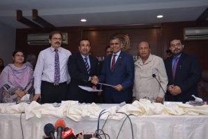 CEO Pakistan International Airlines Air Marshal Arshad Mahmood Malik KATI