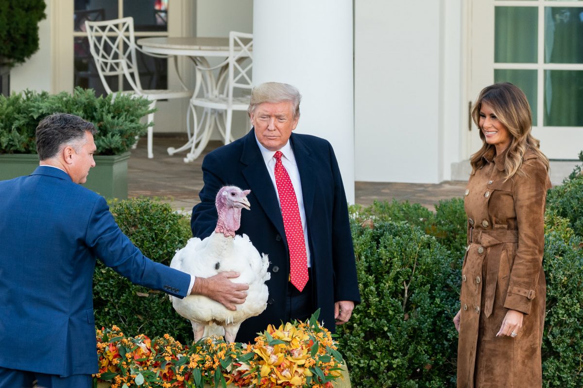 President Donald J. Trump and First Lady Melania Trump Present the 2019 National Thanksgiving Turkey