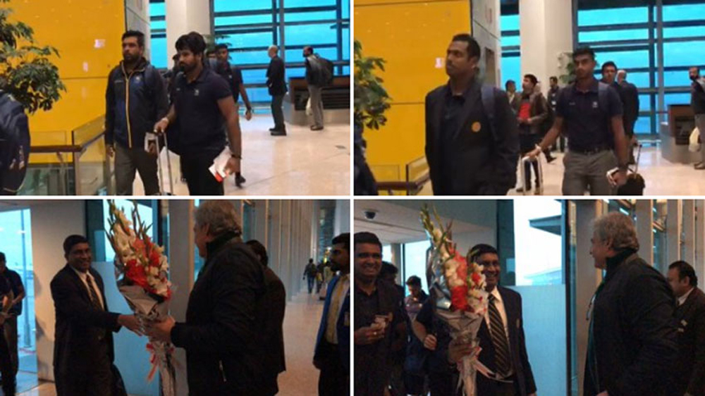 Sri Lankan cricket team arrives in Pakistan