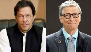 Bill Gates and Imran Khan