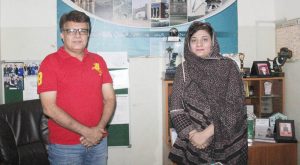 KWCCI, President Rizwana Shahid meet with Turab Shah.