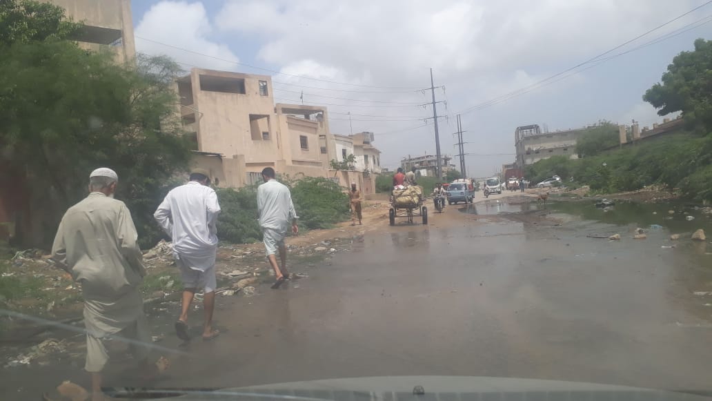 Rain Transforms Site Area Into ‘Kachra Kundi’