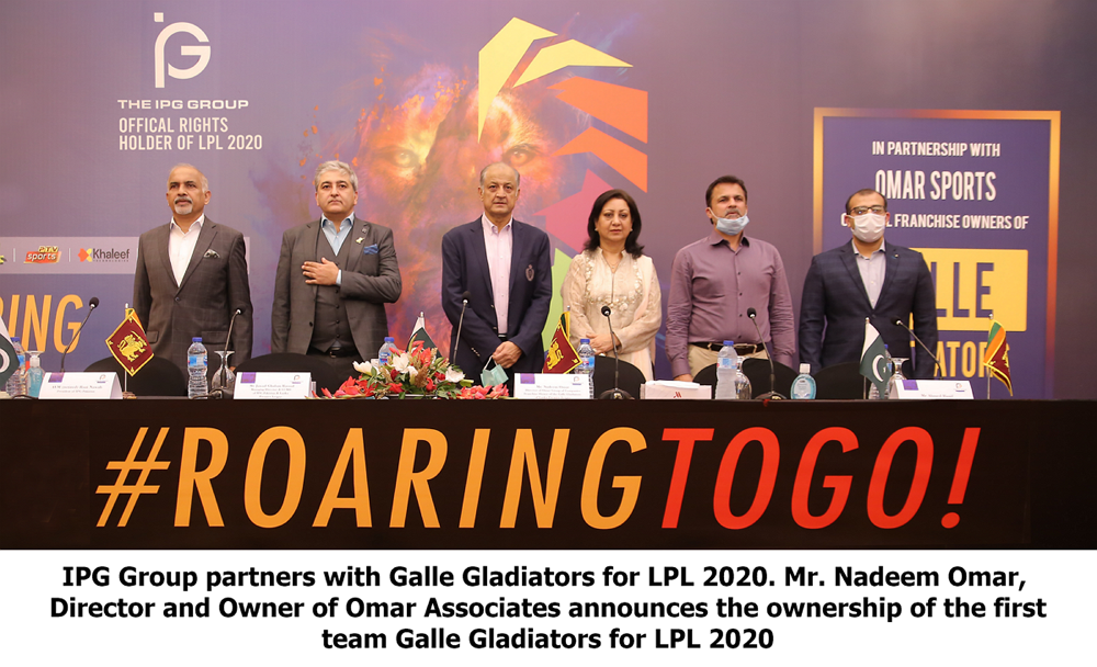 IPG Group Partners With Galle Gladiators for LPL 2020