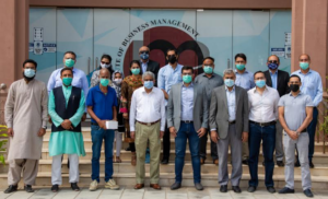 DG Parks and Horticulture, Taha Saleem, visit IoBM