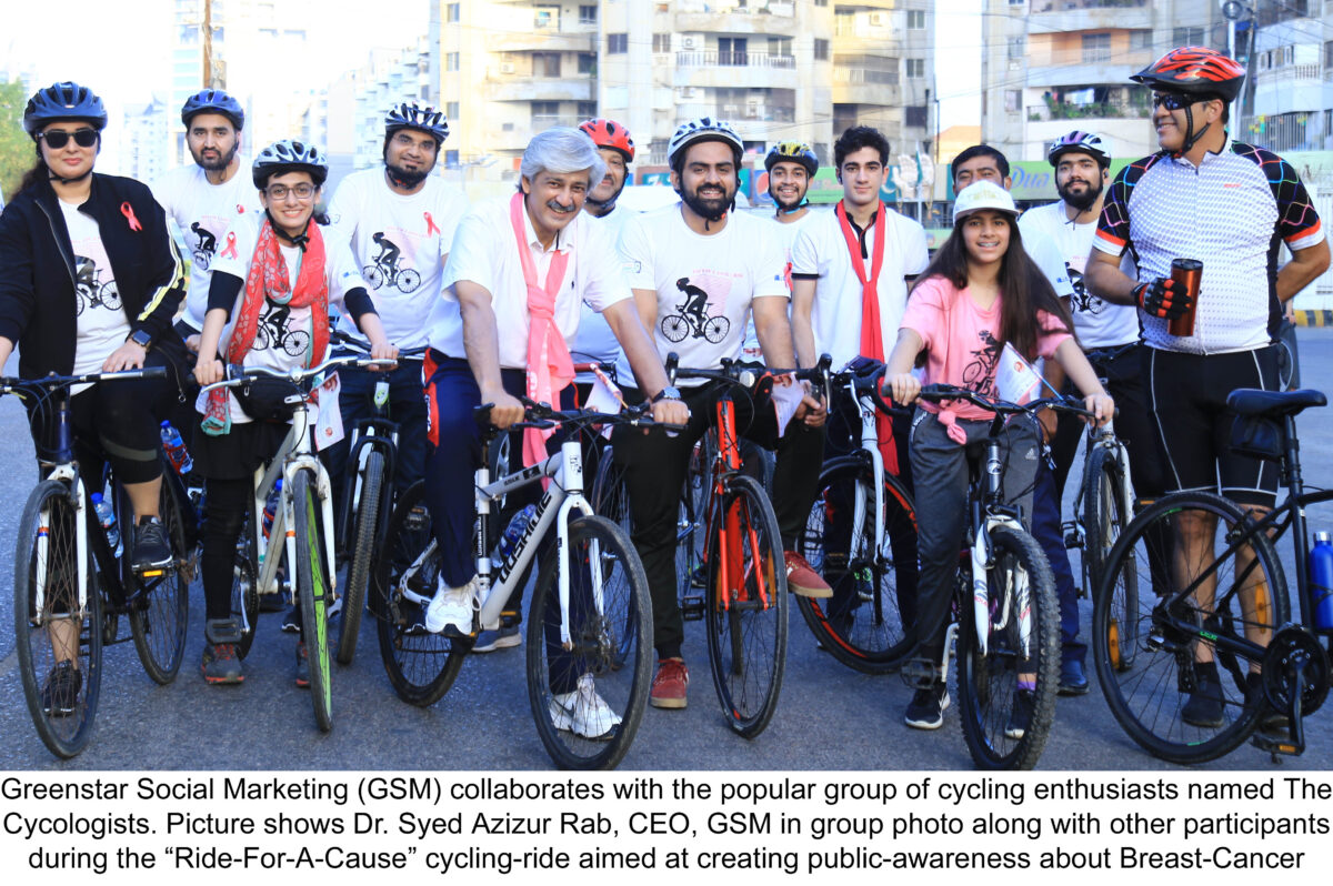 Greenstar And The First-Lady Enable Breast-Cancer Awareness With “Ride-For-A-Cause”