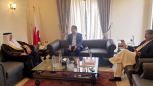 Mirza Ikhtiar Baig and Ishtiaq Baig and called on Consul General of Bahrain