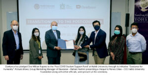 Dawlance Picture Release - Dawlance pledges One Million Rupee grant for Habib University - English