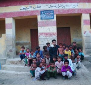 Samir Mir a shaikh visited a Government School in Hyderabad