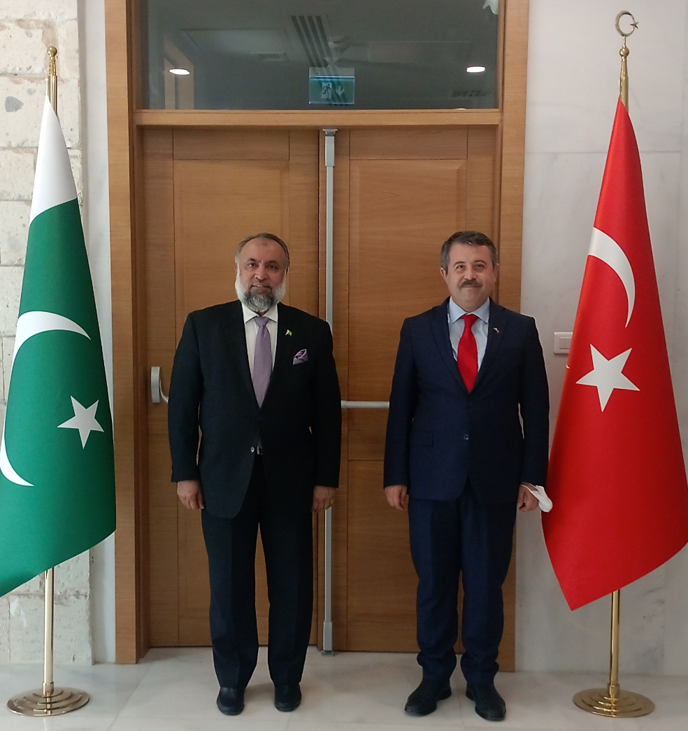 Farooq Afzal President Pakistan Turkey Business Forum met with the Turkish Consul General