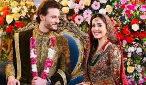 Osman Khalid Butt and Sidra Niazi