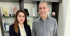 Saman Abid Chief Executive of Brandso Marketing visited Afeef Packages factory