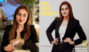 Saman Abid is CEO of Brandso Marketing
