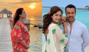 Dia Mirza and Vaibhav Rekhi