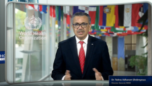Dr. Tedros Adhanom Ghebreyesus, Director General of the World Health Organisation (WHO)