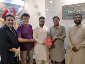 Faraz ur Rehman Present souvenir book