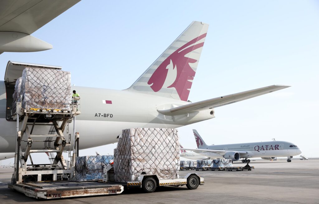 Qatar Airways Cargo Convoy 