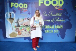 Shanaz Ramzi’s Food Tales- An Anecdotal Journey of Recipes was launched here earlier today