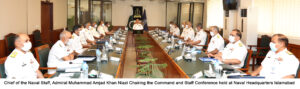 Naval Chief Heads Command & Staff Conference at Naval Headquarters Islamabad