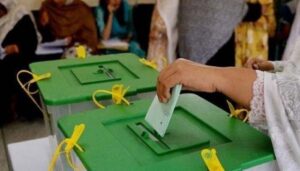 Polling for the Azad Jammu and Kashmir