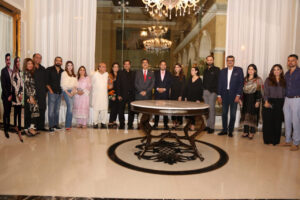 hosted dinner in honor of Senator Syed Yousuf Raza Gilani