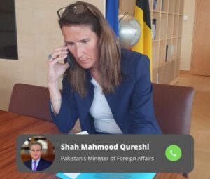 Belgian FM calls Qureshi