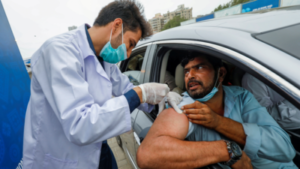COVID-19 Drive-Through Vaccination Centre karachi