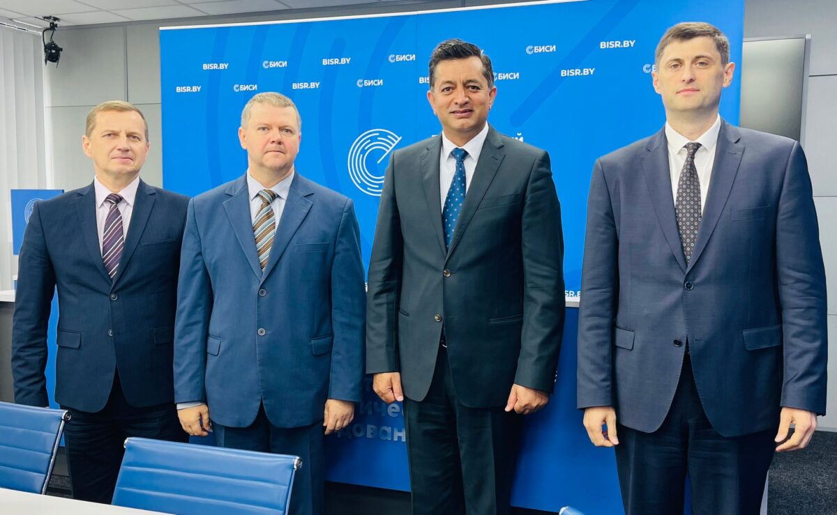 Ambassador Sajjad Khan meet Director  Belarusian Institute for Strategic Research