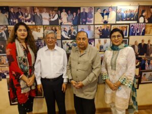 Nighat Mehmood and Hira Anis