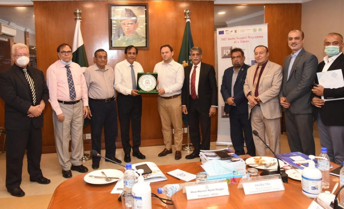 EU’s Head of Cooperation Visits FPCCI Significant Funding on the Cards