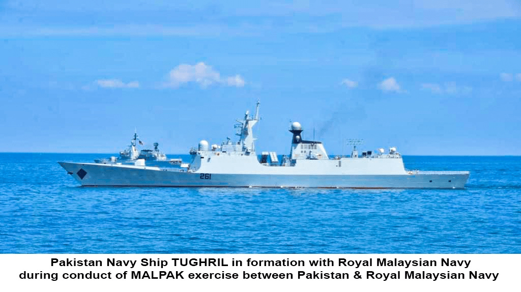 PNS Tughril Visits Malaysia and Participates in Bilateral Naval Drill