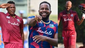 Three West Indies players