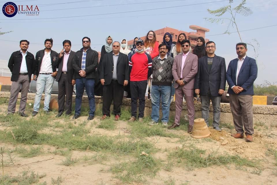 ILMA University and Cantonment Board Korangi Creek collaboration for Tree Plantation Drive