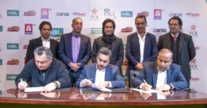 PCB signs TV broadcast agreement with ARY-PTV consortium
