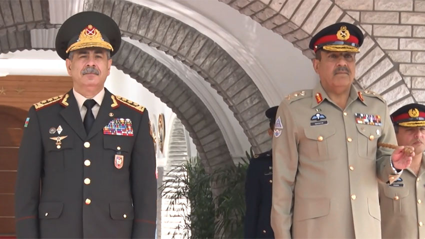 CJCSC holds meetings with Azerbaijan Defence Minister, Bahrain’s National Guard Commander