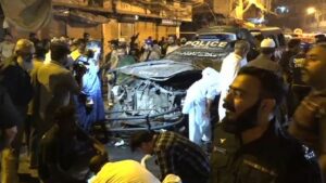 Blast in Kharadar