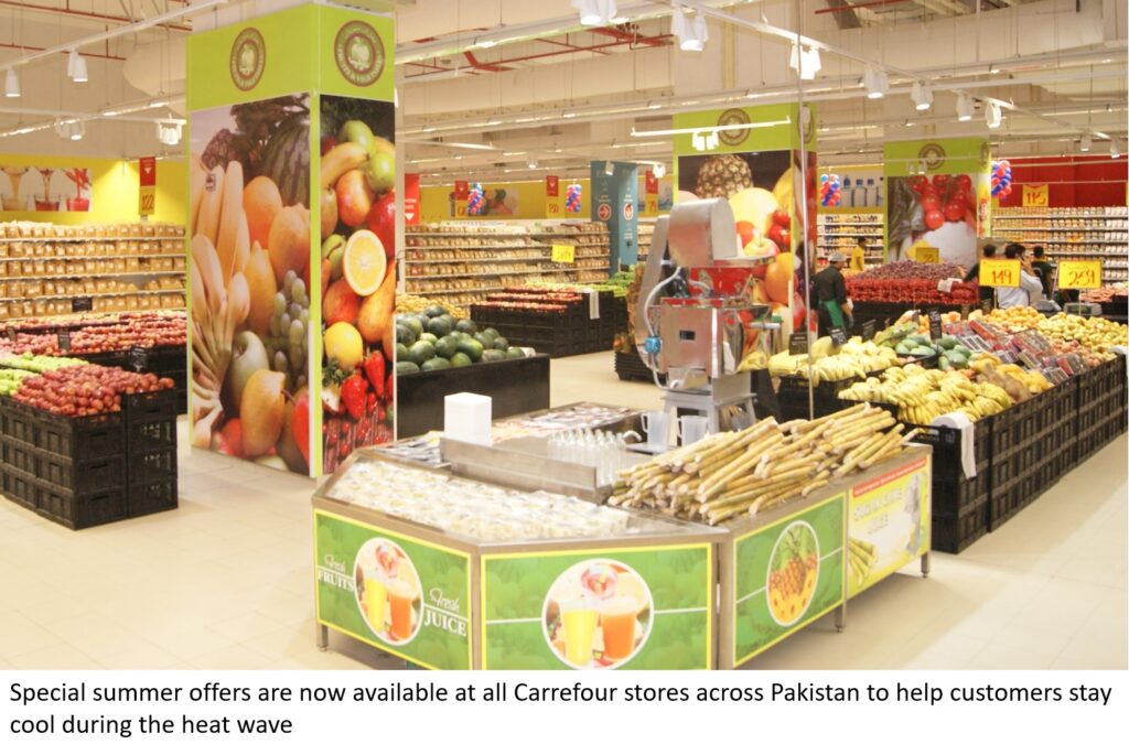 Carrefour celebrates cool summer sale