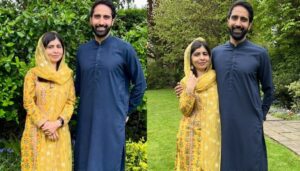 Malala First Eid with Husband