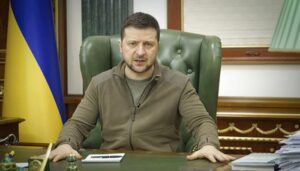 Ukrainian President Volodymyr Zelinsky