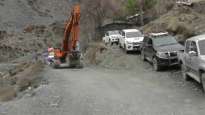 Construction of Kalash valley road