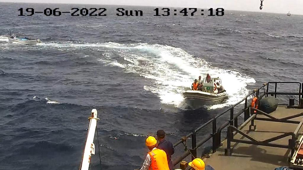 Back to Back Search & Rescue Operations by Pmsa at High Seas Saving Lives of Srilankan and Omani Seafarers